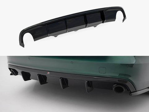 Audi A6 S-Line Avant C7 Rear Valance - Maxton Design