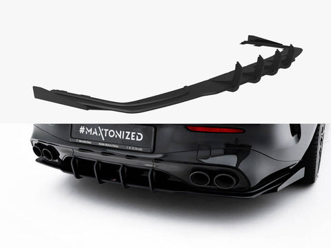 Maxton Design - Street PRO Rear Diffuser + Flaps Mercedes-AMG CLE 53 C236