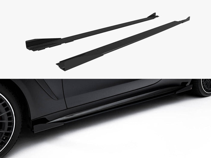 Maxton Design - Street PRO Side Skirts Diffusers + Flaps Mercedes-AMG CLE 53 C236