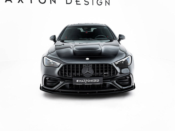 Maxton Design - Street PRO Front Splitter + Flaps Mercedes-AMG CLE 53 C236