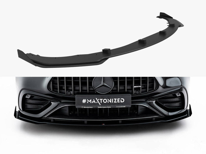 Maxton Design - Street PRO Front Splitter + Flaps Mercedes-AMG CLE 53 C236