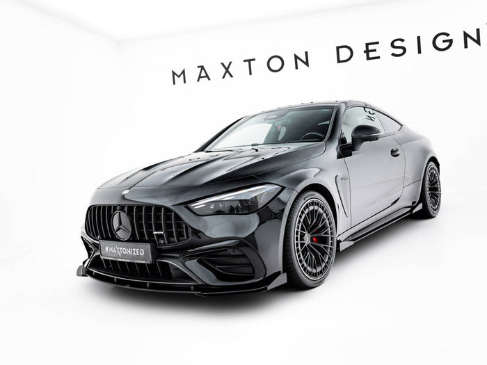 Maxton Design - Street PRO Front Splitter + Flaps Mercedes-AMG CLE 53 C236