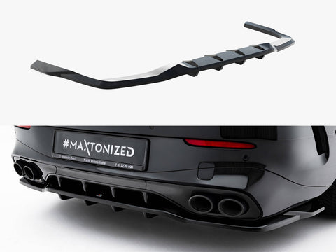 Mercedes-AMG CLE 53 C236 Rear Splitter (Vertical Bars) - Maxton Design