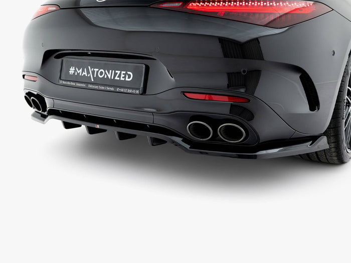 Mercedes-AMG SL 63 R232 Rear Splitter (Vertical Bars) - Maxton Design