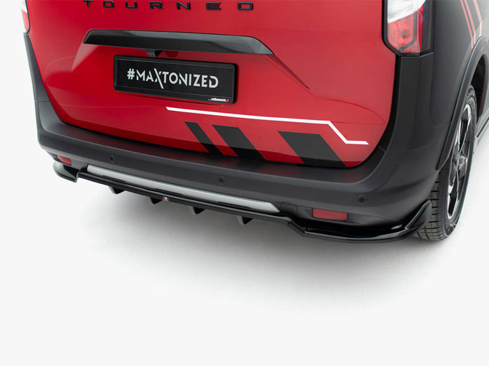 Ford Tourneo Courier Mk2 Rear Splitter (Vertical Bars) - Maxton Design