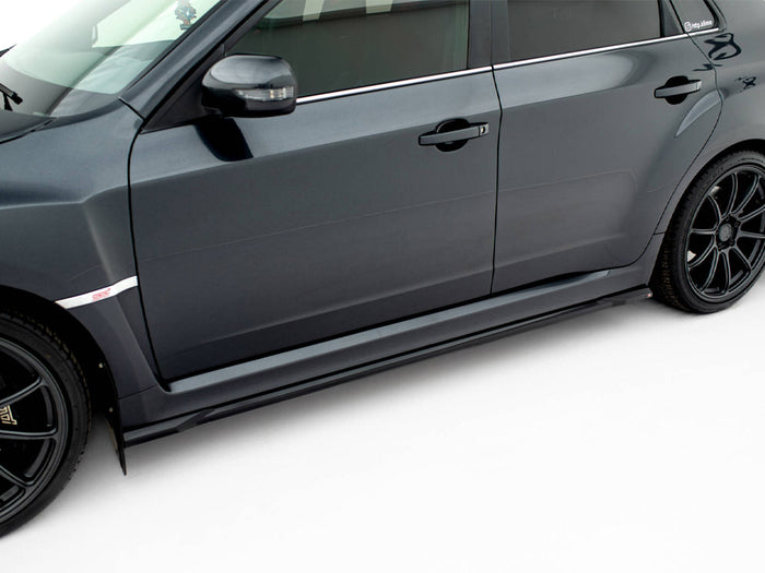 Subaru Impreza WRX STI Mk3 Facelift Side Skirts Diffusers V.2 - Maxton Design