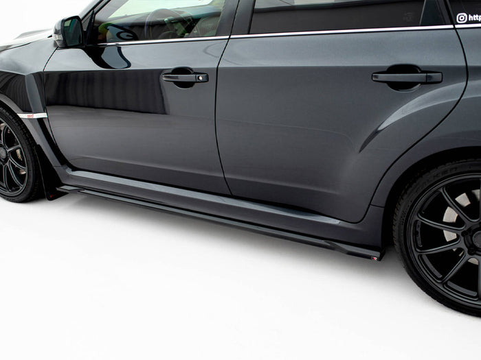 Subaru Impreza WRX STI Mk3 Facelift Side Skirts Diffusers V.2 - Maxton Design