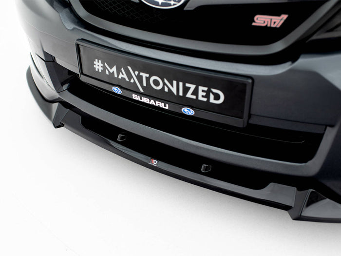 Subaru Impreza WRX STI Mk3 Facelift Front Splitter V.2 - Maxton Design
