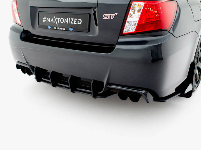 Maxton Design - Street PRO Rear Diffuser Subaru Impreza WRX STI Mk3 Facelift
