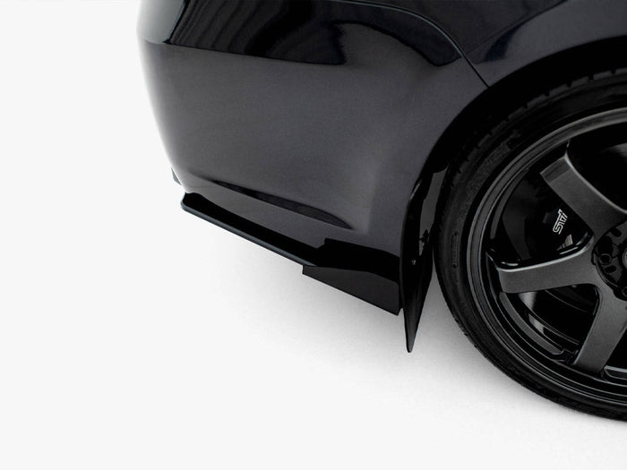 Maxton Design - Street PRO Rear Side Splitters + Flaps Subaru Impreza WRX STI Mk3 Facelift