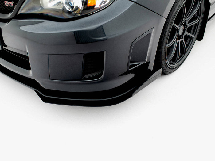 Maxton Design -  Street PRO Front Splitter + Flaps Subaru Impreza WRX STI Mk3 Facelift