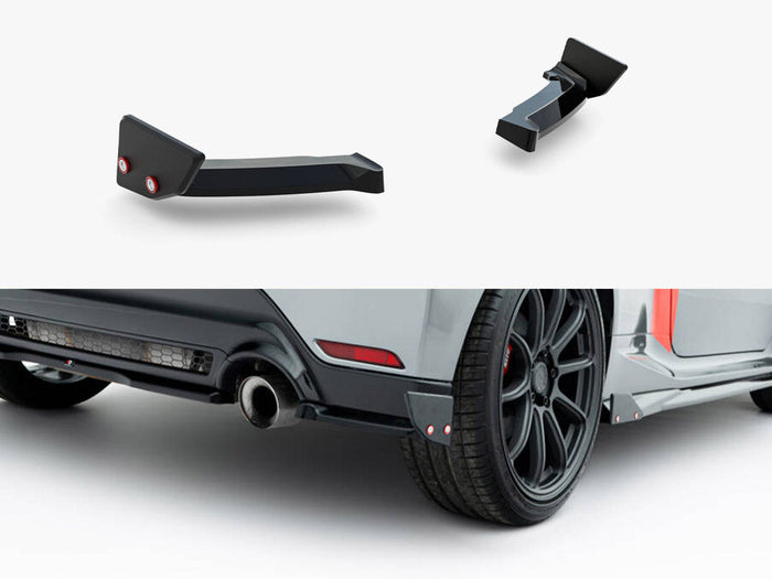Maxton Design -  Rear Side Splitters + Flaps Toyota GR Yaris Mk4 Facelift