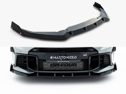 Maxton Design - Front Splitter + Flaps Toyota GR Yaris Mk4 Facelift