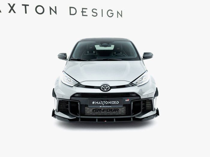 Maxton Design - Front Splitter + Flaps Toyota GR Yaris Mk4 Facelift