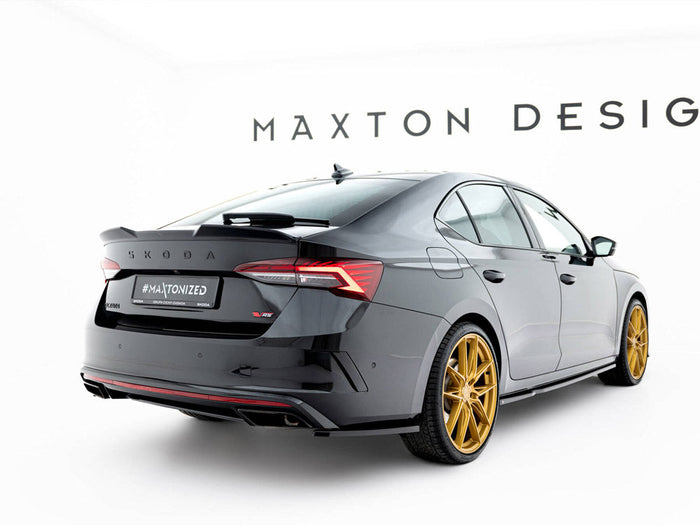 Maxton Design - Rear Side Splitters V.1 Skoda Octavia RS Liftback / Estate Mk4 Facelift