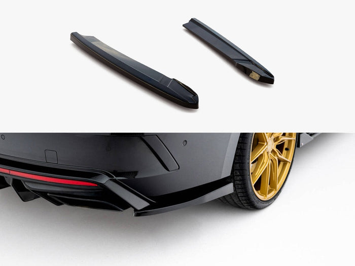 Maxton Design - Rear Side Splitters V.4 Skoda Octavia RS Liftback / Estate Mk4 Facelift