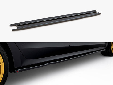 Maxton Design -  Side Skirts Diffusers V.1 Skoda Octavia RS Liftback / Estate Mk4 Facelift