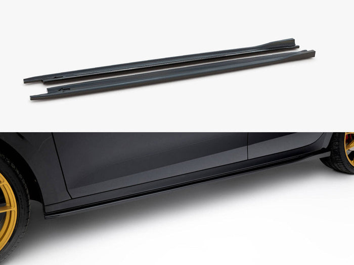 Maxton Design - Side Skirts Diffusers V.2 Skoda Octavia RS Liftback / Estate Mk4 Facelift