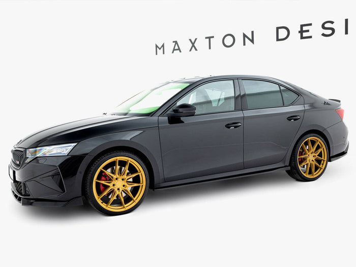 Maxton Design - Side Skirts Diffusers V.2 Skoda Octavia RS Liftback / Estate Mk4 Facelift