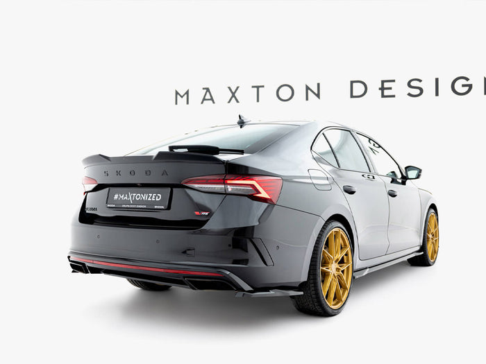 Rear Side Splitters V.5 Skoda Octavia RS Liftback / Estate Mk4 / Mk4 Facelift - Maxton Design