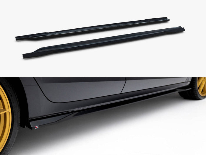 Maxton Design - Side Skirts Diffusers V.1 Skoda Octavia RS Liftback / Estate Mk 4 Facelift