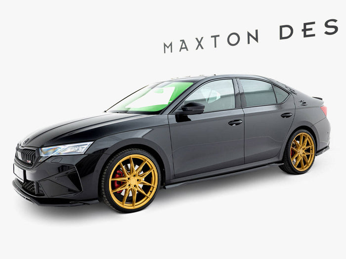 Maxton Design - Side Skirts Diffusers V.1 Skoda Octavia RS Liftback / Estate Mk 4 Facelift