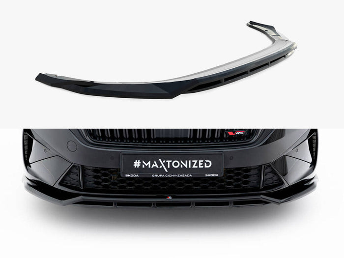 Maxton Design - Front Splitter V.1 Skoda Octavia RS Liftback / Estate Mk4 Facelift