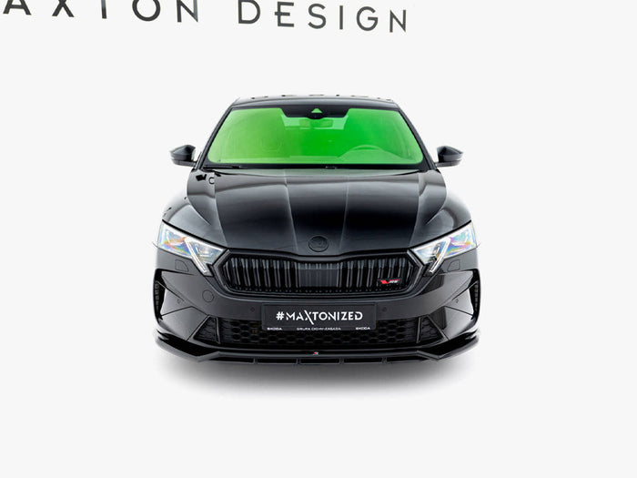 Maxton Design - Front Splitter V.1 Skoda Octavia RS Liftback / Estate Mk4 Facelift