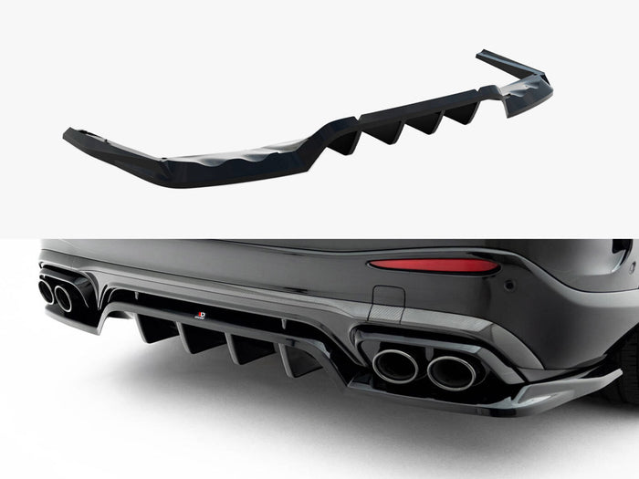 Mercedes-AMG GLC 43 X254 Rear Splitter (Vertical Bars) - Maxton Design