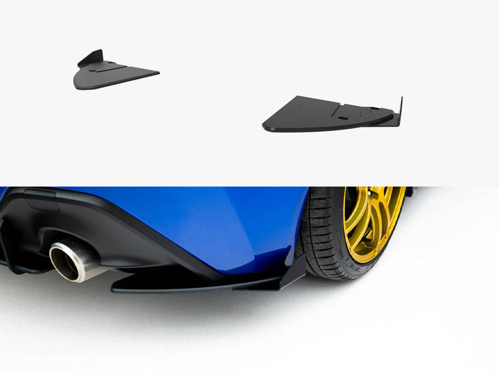 Maxton Design - Street Pro Rear Side Splitters V.1 + Flaps Subaru BRZ Mk2