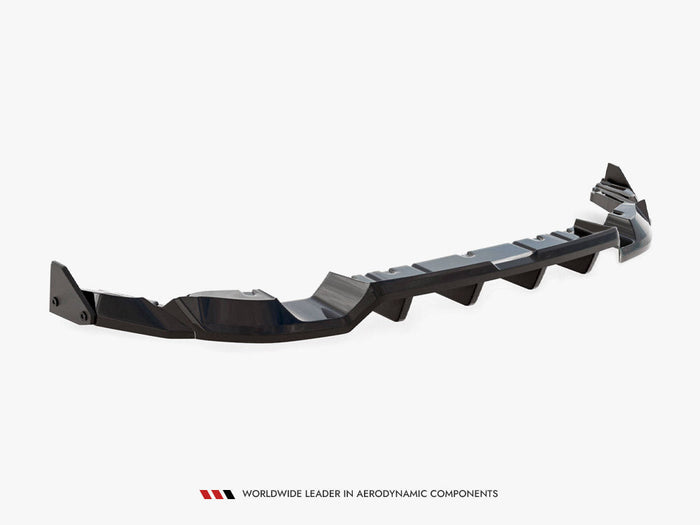 Maxton Design - Central Rear Splitter (Vertical Bars) V.1 + Flaps Subaru BRZ Mk2