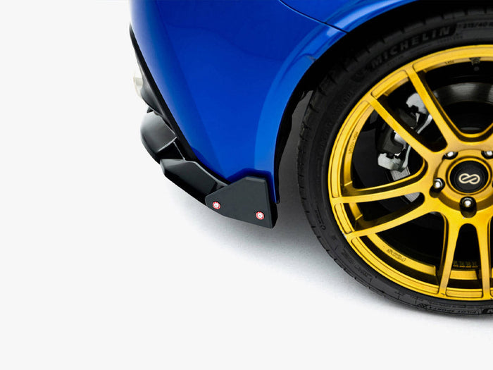 Maxton Design - Central Rear Splitter (Vertical Bars) V.1 + Flaps Subaru BRZ Mk2