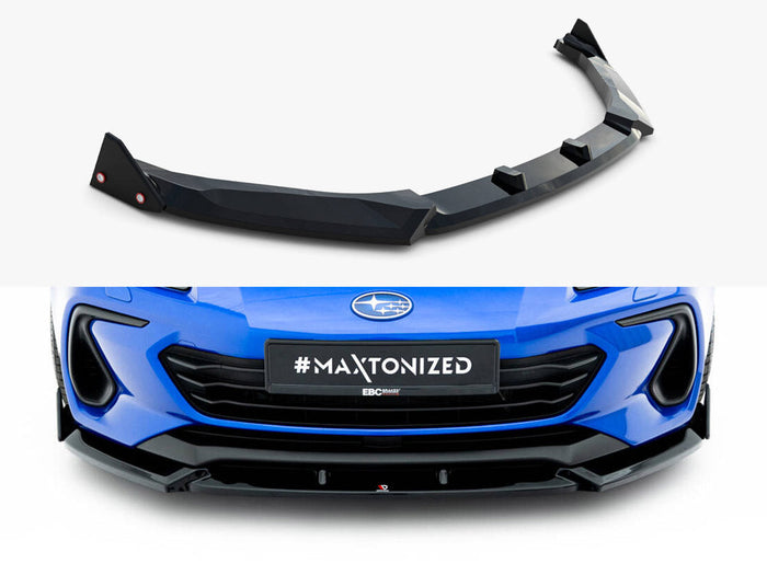 Maxton Design - Front Splitter V.1 + Flaps Subaru BRZ Mk2