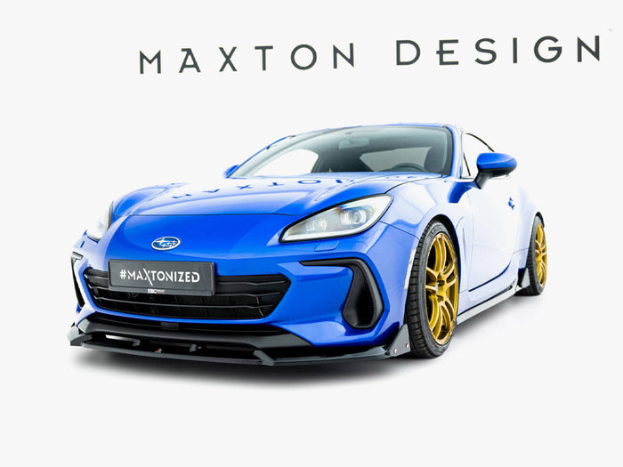 Maxton Design - Front Splitter V.1 + Flaps Subaru BRZ Mk2