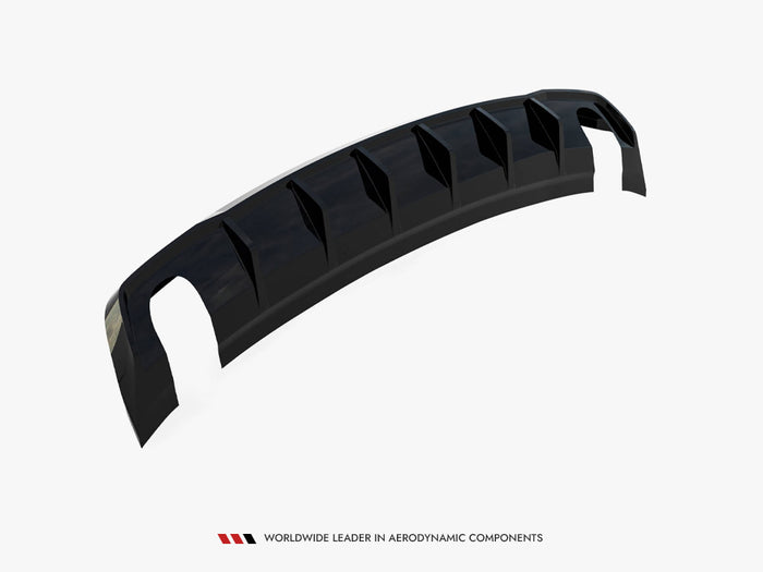 Audi A3 Sedan 8V (Version with single exhaust tips on both sides) Rear Valance - Maxton Design