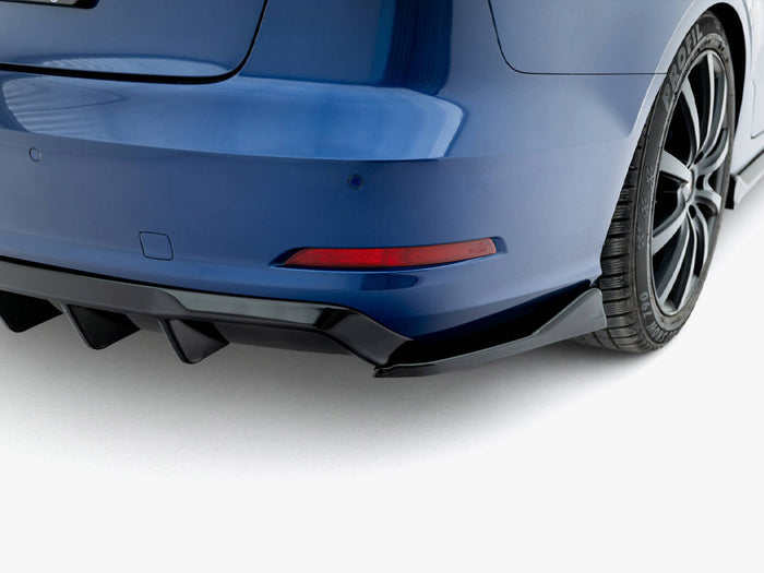 Audi A3 Sedan 8V (Version with dual exhaust tips on one side) Rear Valance - Maxton Design