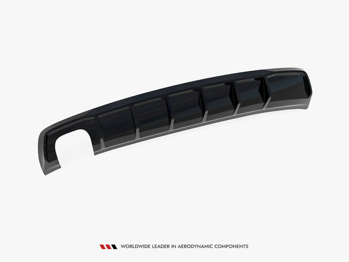 Audi A3 Sedan 8V (Version with dual exhaust tips on one side) Rear Valance - Maxton Design