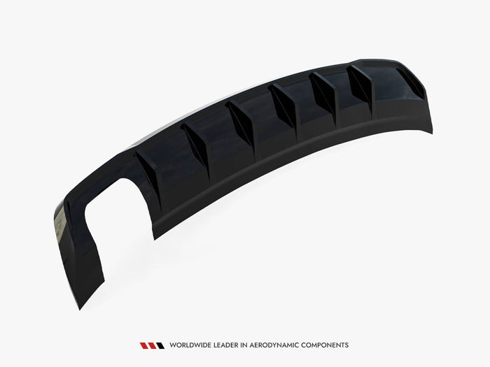 Audi A3 Sedan 8V (Version with dual exhaust tips on one side) Rear Valance - Maxton Design