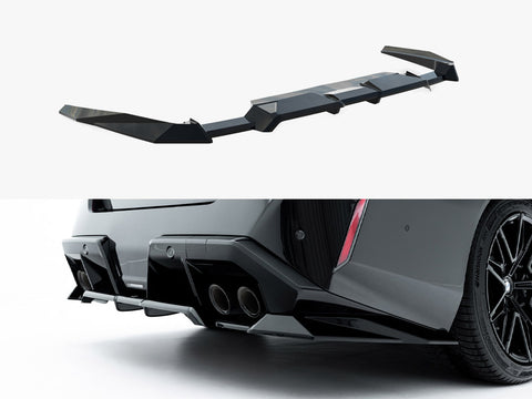 BMW M5 Sedan / Touring G90 Rear Splitter (Vertical Bars) - Maxton Design