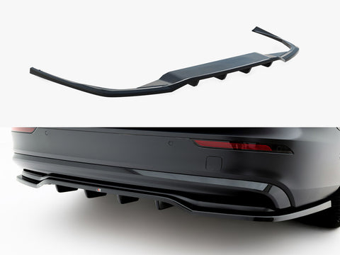 Volvo S60 / V60 R-Design Mk3 Facelift Rear Splitter (Vertical Bars) - Maxton Design