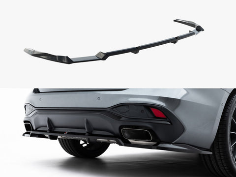 Audi A5 S-Line Sedan / Avant B10 Rear Splitter (Vertical Bars) - Maxton Design