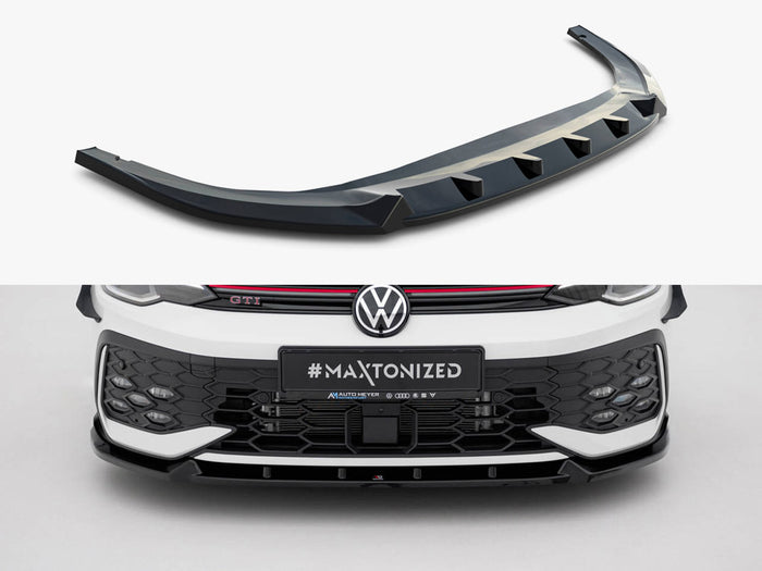 Volkswagen Golf GTI / GTE / R-Line Mk8 Facelift Front Splitter V.2 - Maxton Design