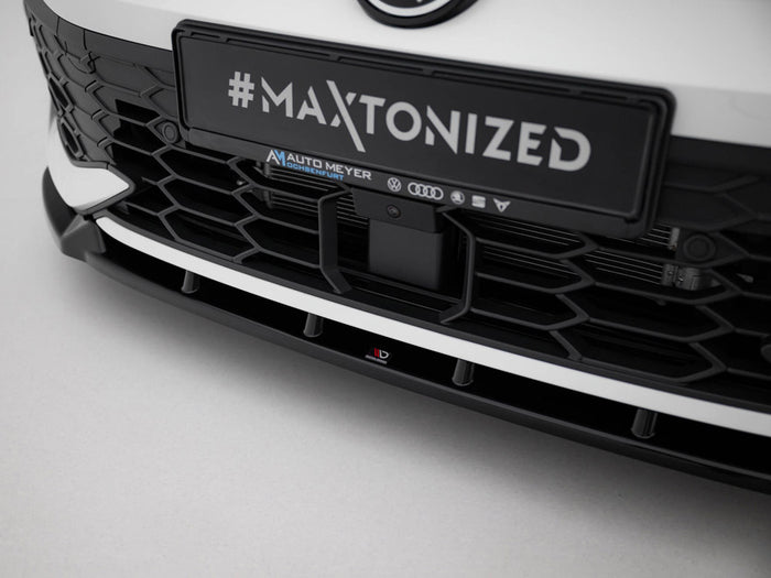Volkswagen Golf GTI / GTE / R-Line Mk8 Facelift Front Splitter V.2 - Maxton Design