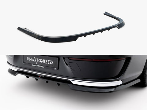 BMW 7 G70 Rear Splitter (Vertical Bars) - Maxton Design