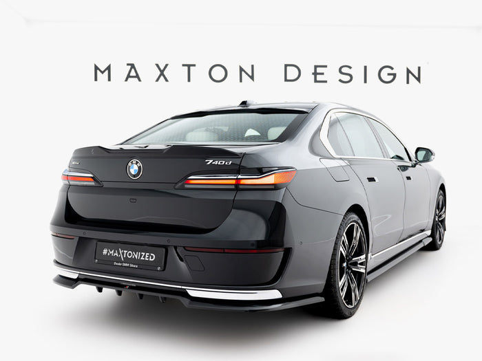 BMW 7 G70 Rear Splitter (Vertical Bars) - Maxton Design