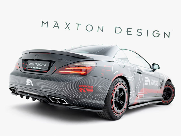 Rear Splitter (Vertical Bars) Mercedes-Benz SL 63 AMG R231 - Maxton Design
