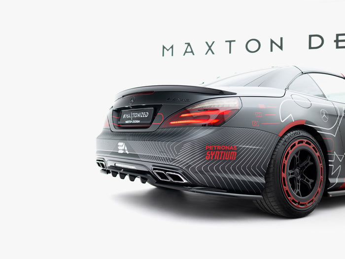 Rear Splitter (Vertical Bars) Mercedes-Benz SL 63 AMG R231 - Maxton Design
