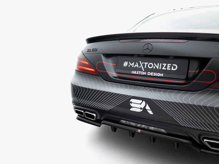 Rear Splitter (Vertical Bars) Mercedes-Benz SL 63 AMG R231 - Maxton Design