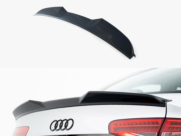 Audi S4 Sedan B8 Facelift Spoiler CAP 3D - Maxton Design