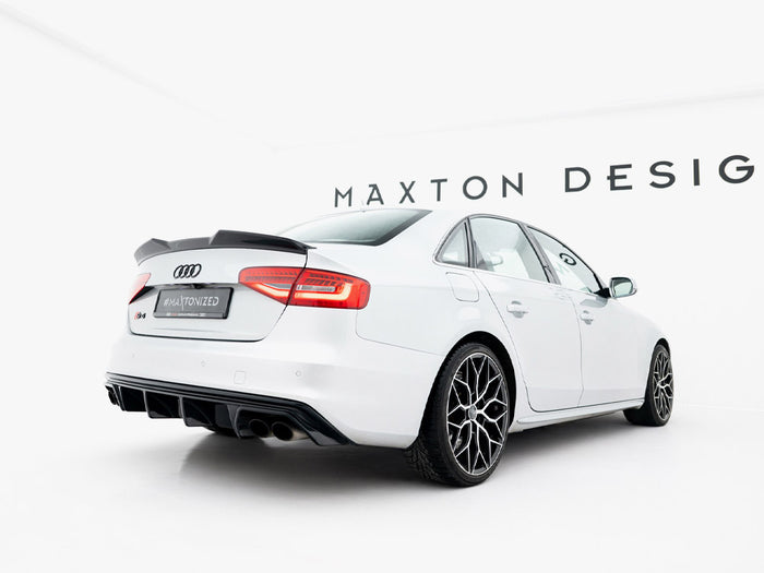 Audi S4 Sedan B8 Facelift Spoiler CAP 3D - Maxton Design